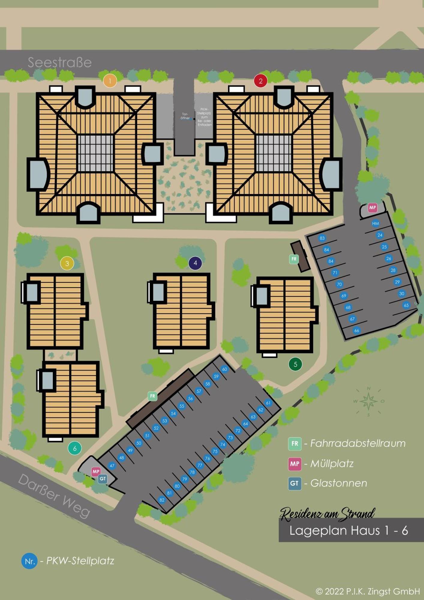 Residenz Am Strand Ostseeglueck - Wohnung 1-13 Цингст Экстерьер фото